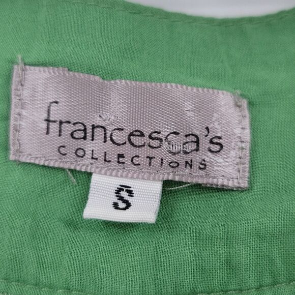 3 For$20 Frances's Green Top size S - Picture 2 of 6